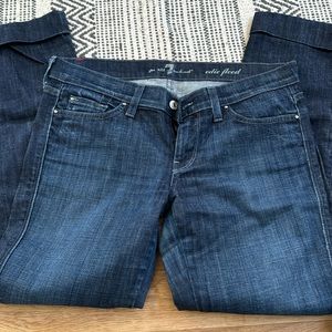 7 for all mankind skinny ankle jeans size 30